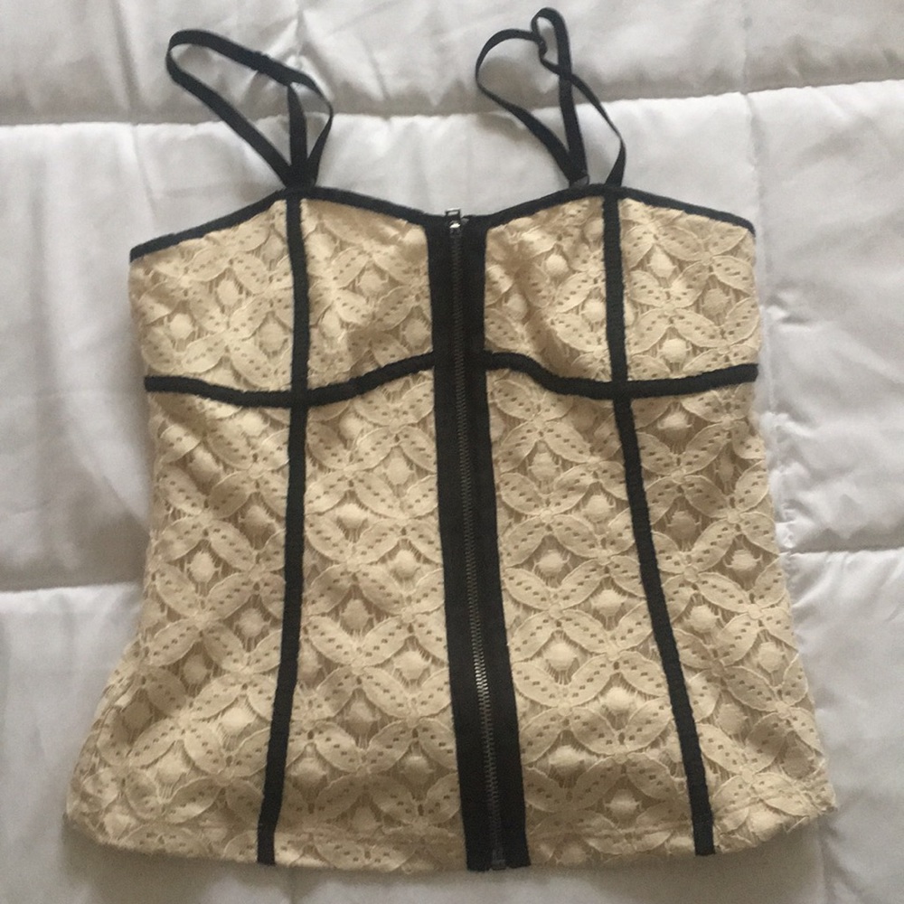 Corset style top